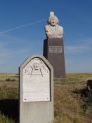 Denkmal von Sitting Bull am Missouri